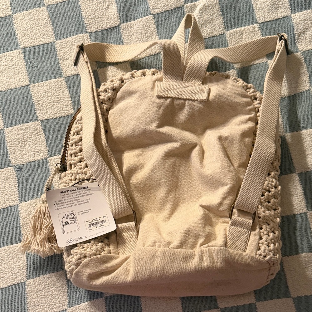 NWT Macrame Backpack - Picture 7 of 8